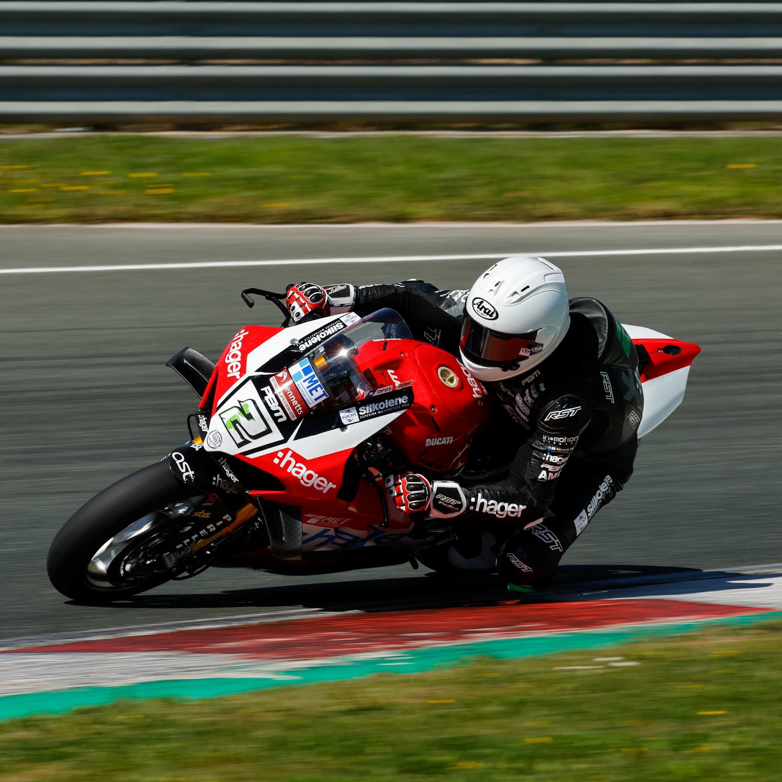 Glenn Irwin, day 2, Navarra, Test, Ducati, 7 April ,2025,BSB